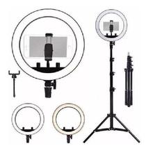 Ring Light Led Iluminador 26Cm Completo 2,1M Tripé 210Cm