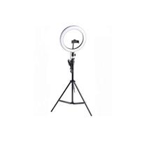 Ring Light Led Iluminador 26Cm Tripé 210Cm Suporte Celular