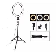 Ring Light Led iluminador 26cm + TRIPÉ Ring Light Led iluminador 26cm + TRIPÉ