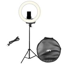 Ring Light LED Iluminador 48cm AFI - R219 + Tripé 2m Ring Light LED Iluminador 48cm AFI - R219 + Tripé 2m