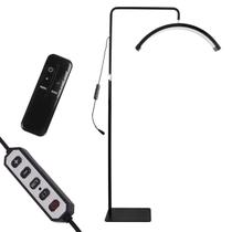 Ring Light Led Meia Lua 36W Arco Estético 60cm com Controle e Suporte Celular - HD-M6X