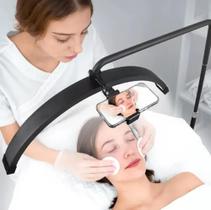 Ring Light Led Meia Lua Estética Maquiagem Cílios Salão Unha - Tomate Ring Light Led Meia Lua Estética Maquiagem Cílios Salão Unha - Tomate