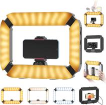 Ring Light LED Portátil PICTRON U200 - Estabilizador de Vídeo para Smartphone, Câmera e Ação Ring Light LED Portátil PICTRON U200 - Estabilizador de Vídeo para Smartphone, Câmera e Ação