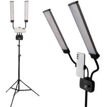 Ring Light Led Soleste Hd45x Braços duplos articulado com Tripe 2M L