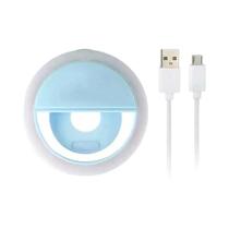 Ring Light LED USB para Selfie com Lente para Celular - iPhone, Samsung, Xiaomi e Huawei