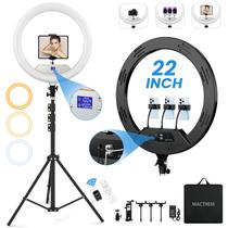 Ring Light MACTREM 22" com Tripé de 75" - LED 6500K Ring Light MACTREM 22" com Tripé de 75" - LED 6500K