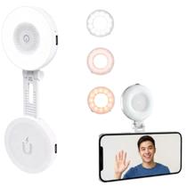 Ring Light Magnética para Celular Onex Lan-7626 Luz Led Recarregável 3 Temperaturas Selfie Foto Vídeo Ring Light Magnética para Celular Onex Lan-7626 Luz Led Recarregável 3 Temperaturas Selfie Foto Vídeo