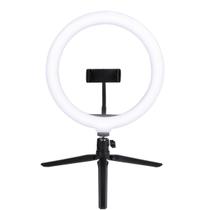Ring Light Mesa 26Cm Tripé 20Cm Suporte Celular Rlm26