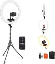 Ring Light Neewer RP18B Pro 18 Polegadas - com Suporte e Suporte para Celular