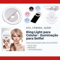 Ring Light Para Celular - Iluminação Para Selfie Cores Ring Light Para Celular - Iluminação Para Selfie Cores