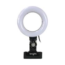 Ring Light para Monitor Bright ST002 USB com Presilha 4 10 Níveis de Brilho 3 Cores de Luz para Videoconferência e Lives