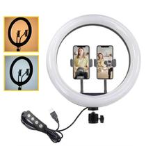 Ring Light Portátil LED 30cm + 2 suportes celular CL-12 - GREIKA