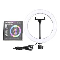 Ring Light Rgb 20 Centimetros Led + Mini Tripe t - sem