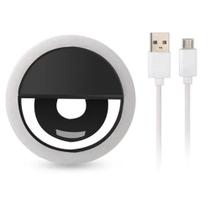 Ring Light Selfie P/Celular Preto