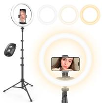 Ring Light Selfie UbeeSize 12" com Tripé 62" e Controle Remoto