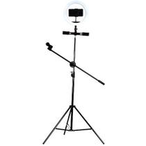 Ring Light Usb Tripe, 210cm, Iluminador, Sup Smartphone, MFVS-RLT210/BK Mymax