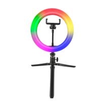 Ring Light Vivitar Full-Color 8 com 12 cores RGB alimentado por USB