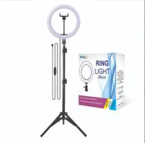 Ring Ligth - 26 Cm 10'' + Tripé 2.1 Metros Ring Ligth - 26 Cm 10'' + Tripé 2.1 Metros