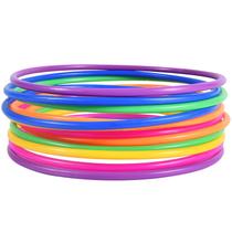 Ring Toss Game OBTANIM 12 peças de plástico e anéis de 12 cm Ring Toss Game OBTANIM 12 peças de plástico e anéis de 12 cm