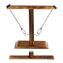 Ring Toss Game YWMSGM Wooden Ladder Hook and Ring Small