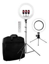 Ringhlight 18pol Mega Forte Profissional Iluminador C/ Kit