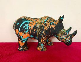 Rinoceronte Estatueta Decorativa - decorare