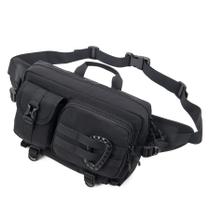 Riñonera Muserise Outdoor Resistente al Agua Negra