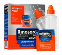 Rinosoro Alto Volume Lavagem Nasal C/30 Sachês+ Frasco 240ml - Hypermarcas