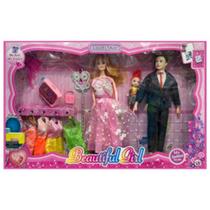rinquedo Casa De Familia Boneca tipo barbie viagem 30CM fashion