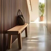 Ripado Interno Amadeirado de Poliestireno - Imbuia Largo 2,70m x 11,4cm 2cm espessura Ripado Interno Amadeirado de Poliestireno - Imbuia Largo 2,70m x 11,4cm 2cm espessura