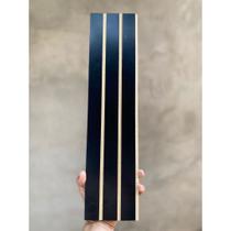 RIPADO REVESTIMENTO - Kit 5 Módulos MDF painel 11cmx45cm Placa Adesiva Revestimento 3d Parede