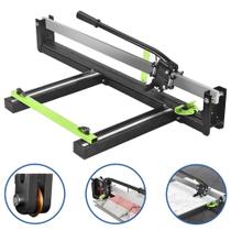 Riscadeira Cortador de Piso Porcelanato 80cm Cerâmica com Guia Laser Régua Suporte de Óleo Rolamentada Corte Preciso