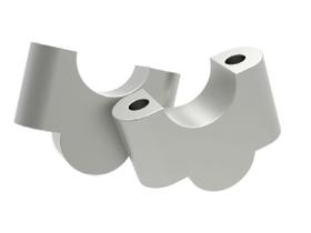 Riser up adaptador guidão bmw r 1200 1250 gs