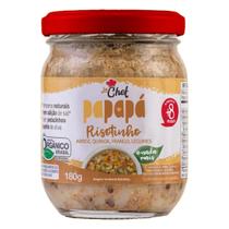 Risotinho Orgânico Arroz, Quinoa, Frango e Legumes Papapa 180g Risotinho Orgânico Arroz, Quinoa, Frango e Legumes Papapa 180g