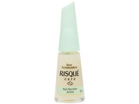 Risqué Base Fortalecedora 8ml para Unhas Fortes e Brilhantes, Dermatologicamente Testada