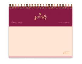 Risque e rabisque Cadersil sweetly espiral 80 folhas