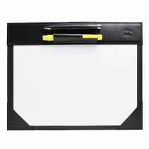 Risque Rabisque A4 com Porta Canetas Duplo em Couro Artlux RR016 - Risque Rabisque A4 com Porta Canetas Duplo em Couro Artlux RR016 -