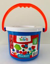 Riva Block - 21 Pecas - Azul TA TE TI INDUSTRIA E Riva Block - 21 Pecas - Azul TA TE TI INDUSTRIA E