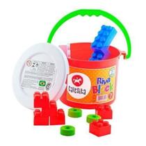 Riva Block Blocos de Montar 21 Pecas Vermelho Ta Te Ti Riva Block Blocos de Montar 21 Pecas Vermelho Ta Te Ti