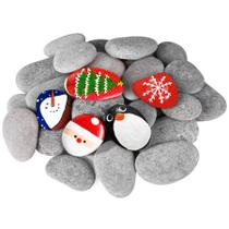 River Rocks para pintar dojobkinb 30 peças grandes de 5-7 cm River Rocks para pintar dojobkinb 30 peças grandes de 5-7 cm