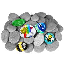 River Rocks para pintar dojobkinb 45 unidades grandes de 5-7 cm River Rocks para pintar dojobkinb 45 unidades grandes de 5-7 cm