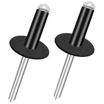 Rivets smseace 4,8 x 16 mm, flange grande preta, 150 unidades Rivets smseace 4,8 x 16 mm, flange grande preta, 150 unidades