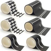 Road Tape dspitwod TAPE6 para carros de brinquedo, Trains Play, pacote com 6 Road Tape dspitwod TAPE6 para carros de brinquedo, Trains Play, pacote com 6