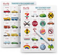 Road Trip Scavenger Hunt Car Bingo Road Trip Essentials