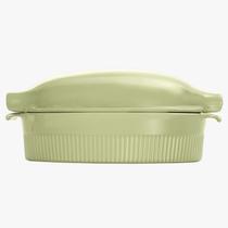 Roaster em Porcelana c/Tampa Verde Chá 35x23x14cm Germer Roaster em Porcelana c/Tampa Verde Chá 35x23x14cm Germer
