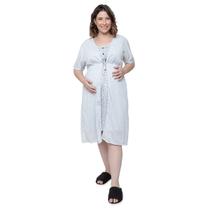 Robe Avulso Para Levar Na Maternidade Manga Curta - Linda Gestante Robe Avulso Para Levar Na Maternidade Manga Curta - Linda Gestante