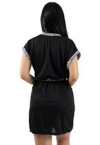 Robe de Malha Detalhe Oncinha