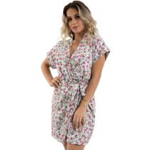 Robe Diluxo Liganete Estampado Verde