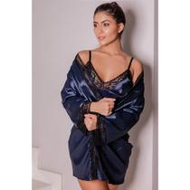 Robe em Cetim Gloss Spam Robe em Cetim Gloss Spam