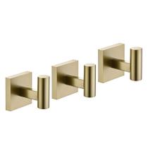 Robe Hooks KOKOSIRI, toalheiro de banheiro, gancho para casaco, pacote com 3 unidades B1013BG-P3 Robe Hooks KOKOSIRI, toalheiro de banheiro, gancho para casaco, pacote com 3 unidades B1013BG-P3